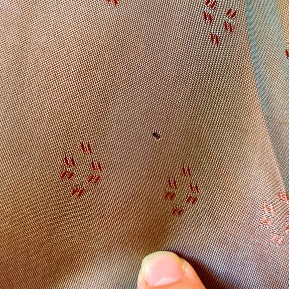 1940s Brown Faux Fur Cape with Rose Silk Faille Lining - Picture 8 of 9